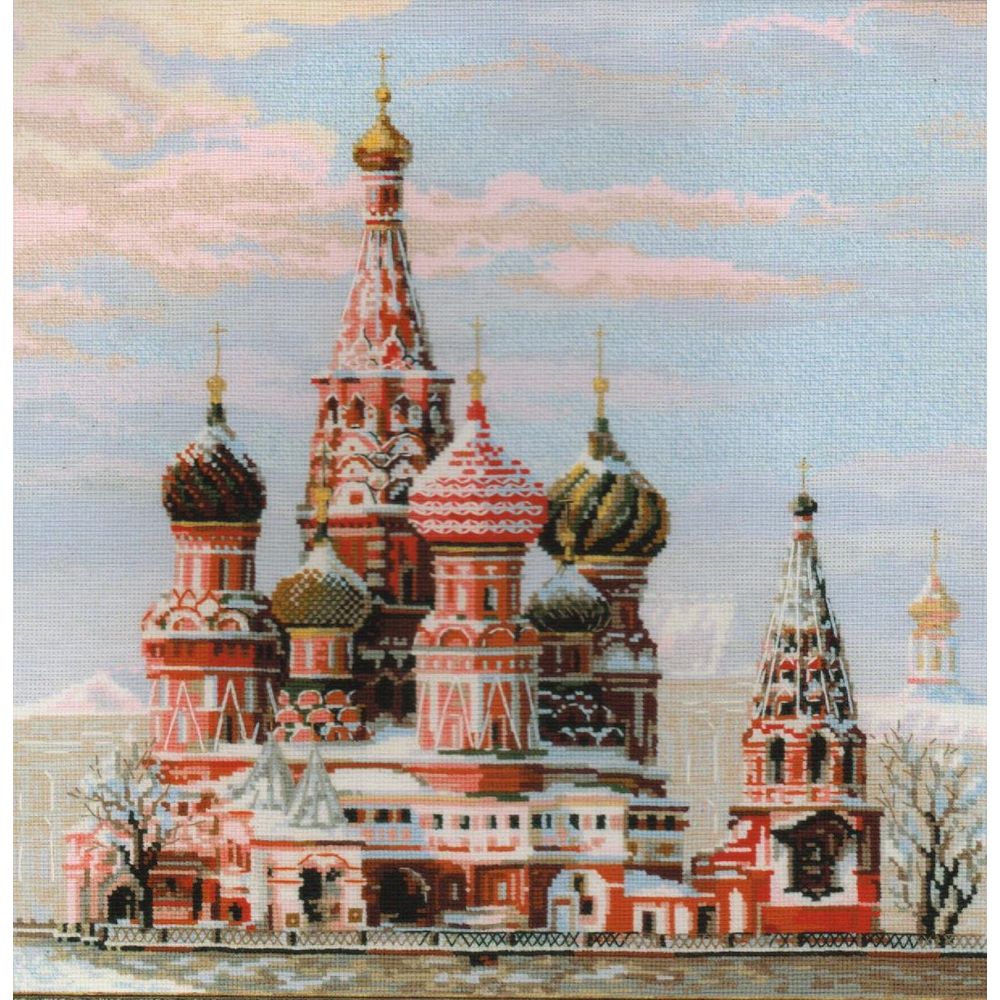 Riolis 1260  kit point croix compté  Cathédrale de Moscou  2