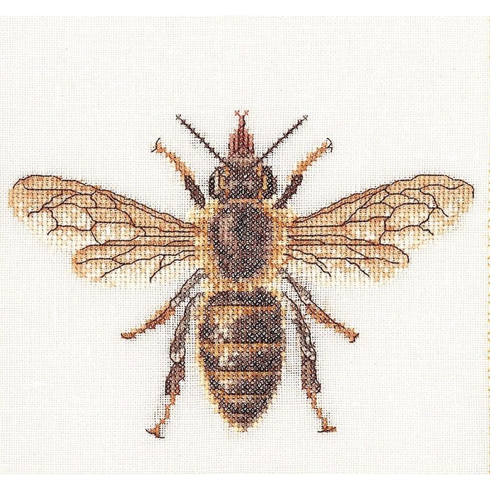 Thea Gouverneur 3017  kit point croix  Abeille  Honey bee  1