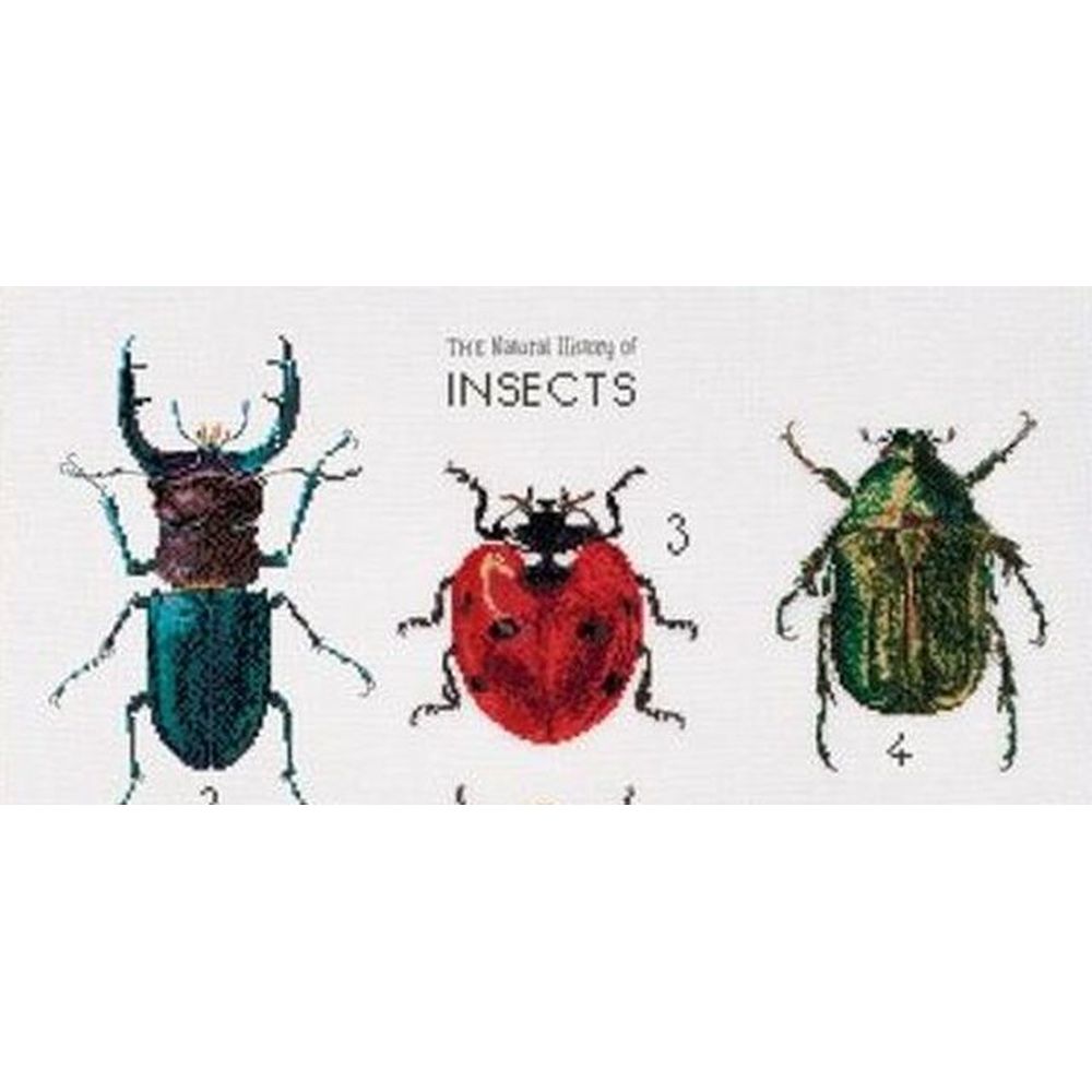 Thea Gouverneur 566  kit point de croix compté  Histoire des Insectes  1