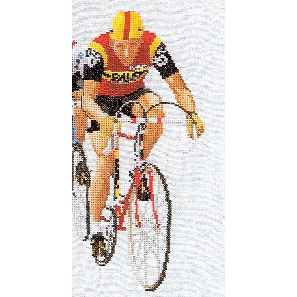 Thea Gouverneur 1015  kit point de croix compté  Cyclistes  1