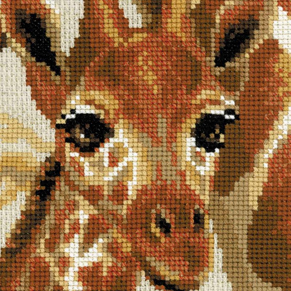Riolis 1697  kit point de croix compté  Girafes  2