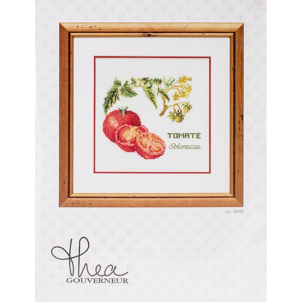 Thea Gouverneur 3040  kit point croix  Tomate  1