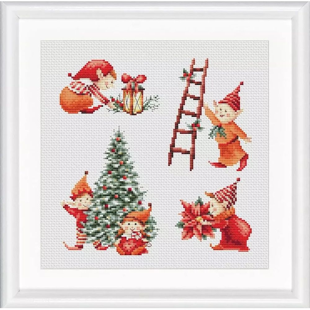 Dutch Stitch Brothers DSB017  kit point croix  Lutins