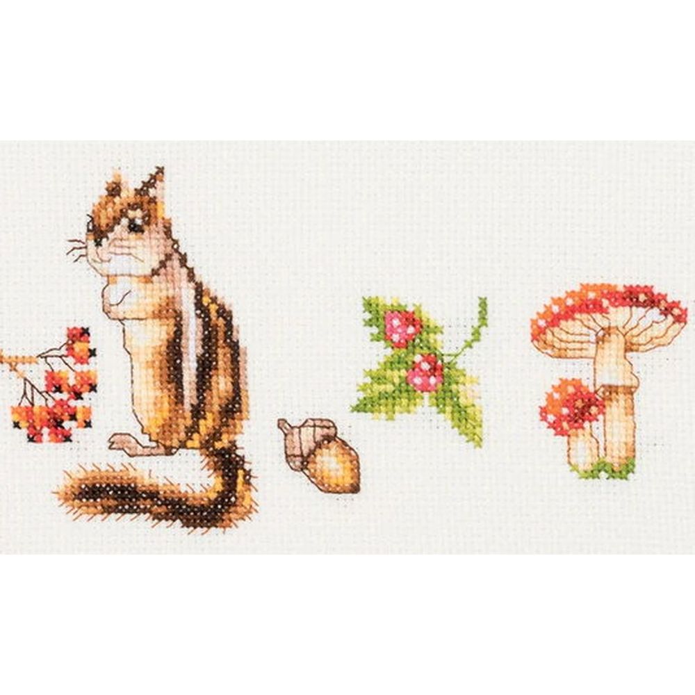 Dutch Stitch Brothers  DSB009  kit point croix  Amis de la Forêt  2