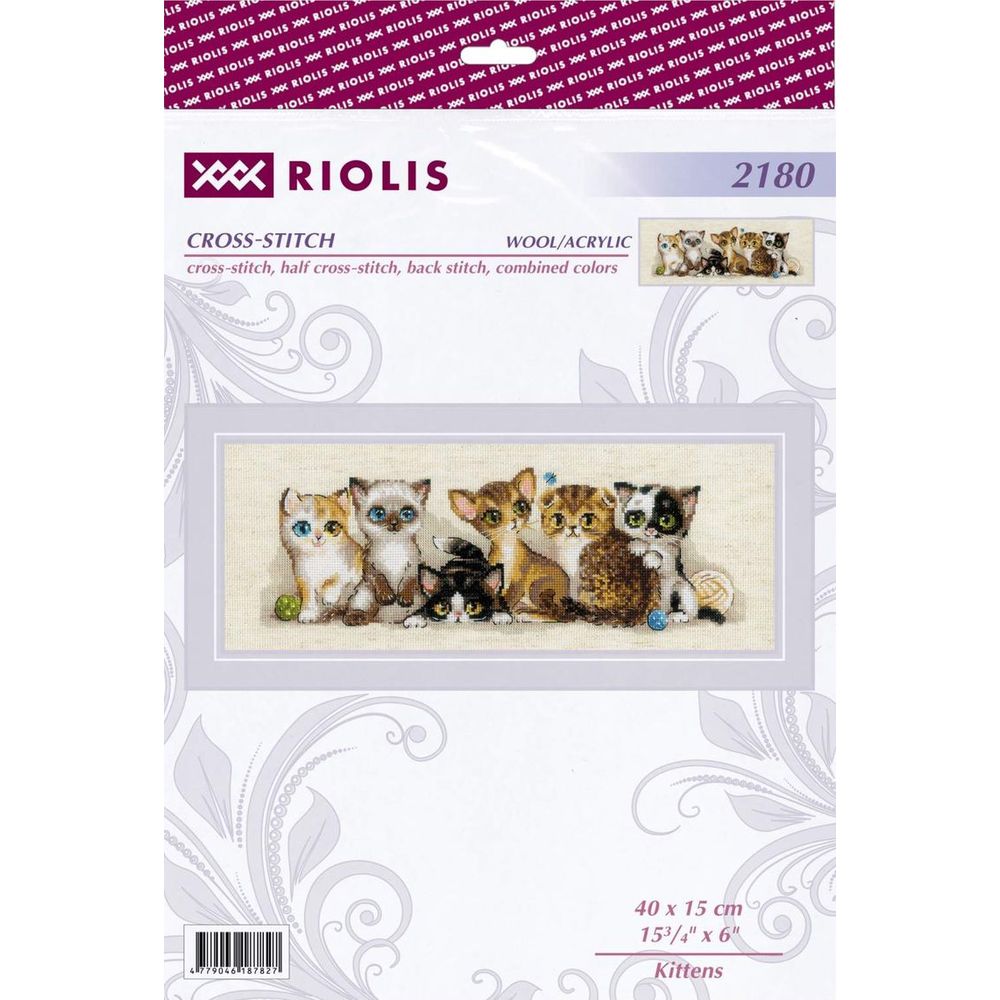 Riolis 2180  kit point croix  Chatons  1