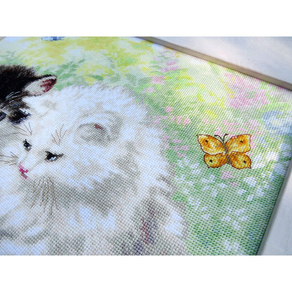 Letistitch 954  kit point de croix compté  Chatons  1