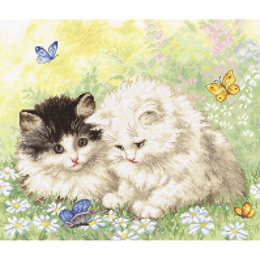 Letistitch 954  kit point de croix compté  Chatons  6