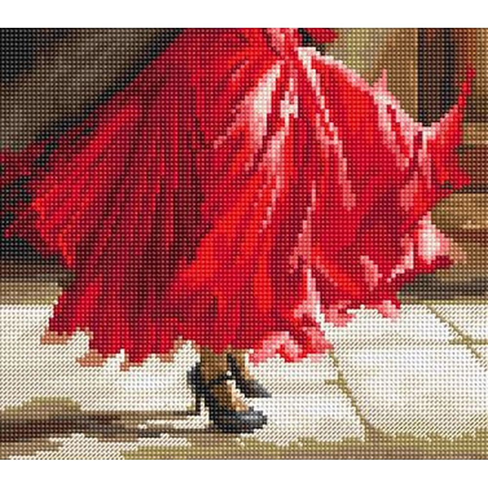 Letistitch 8023  kit point de croix compté  Flamenco  4