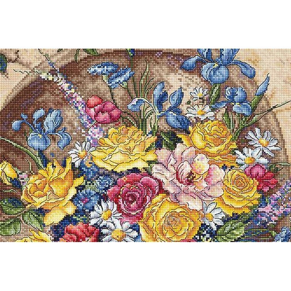 Letistitch L8079  kit point croix compté  Alcôve Néo Classique  3