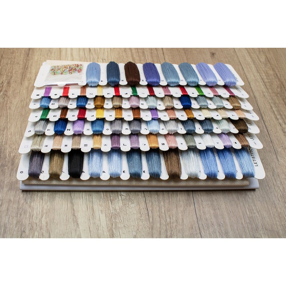Letistitch 8007  kit point de croix compté  Vacance au bord de la mer  2