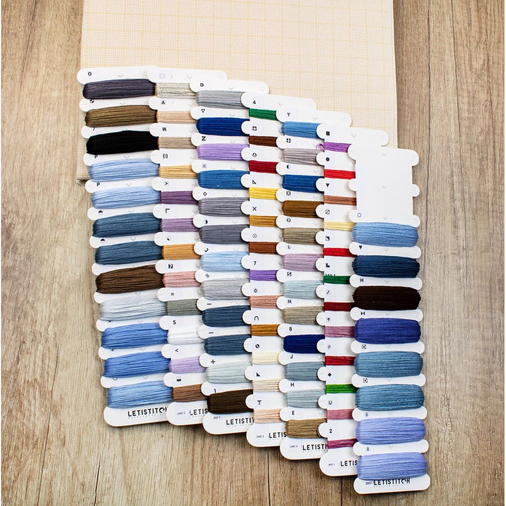 Letistitch 8007  kit point de croix compté  Vacance au bord de la mer  1
