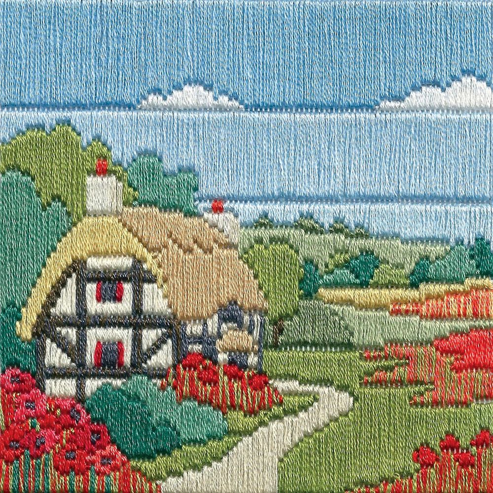Kit De Broderie Point De Croix 'Arbre D'amour' Bothy Threads - Toile Aïda 14 Fils - Taille Finie 34x24cm