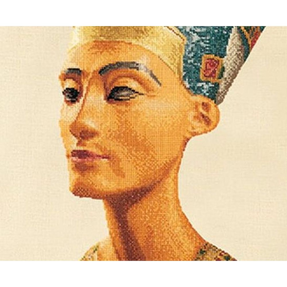 Thea Gouverneur 3070  kit point croix compté  Néfertiti  2