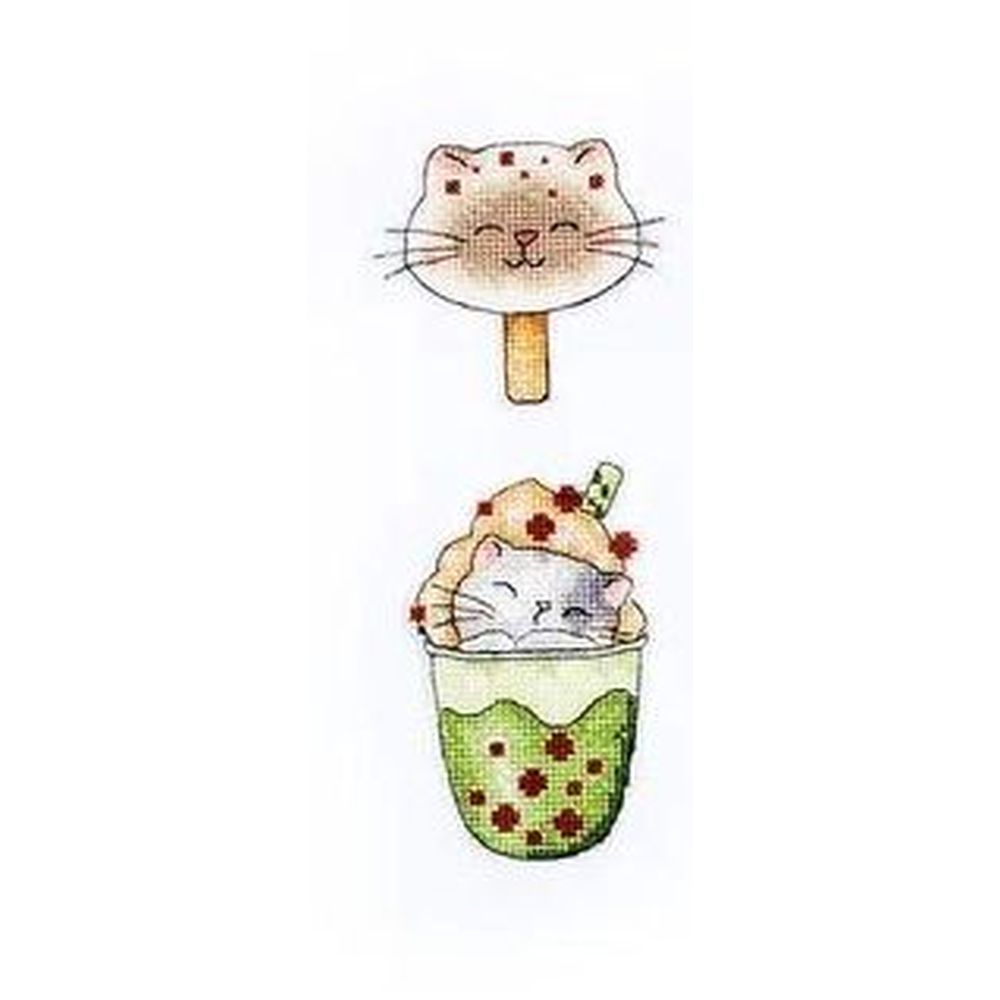 Letistitch 8089  kit point croix  Kitties  4