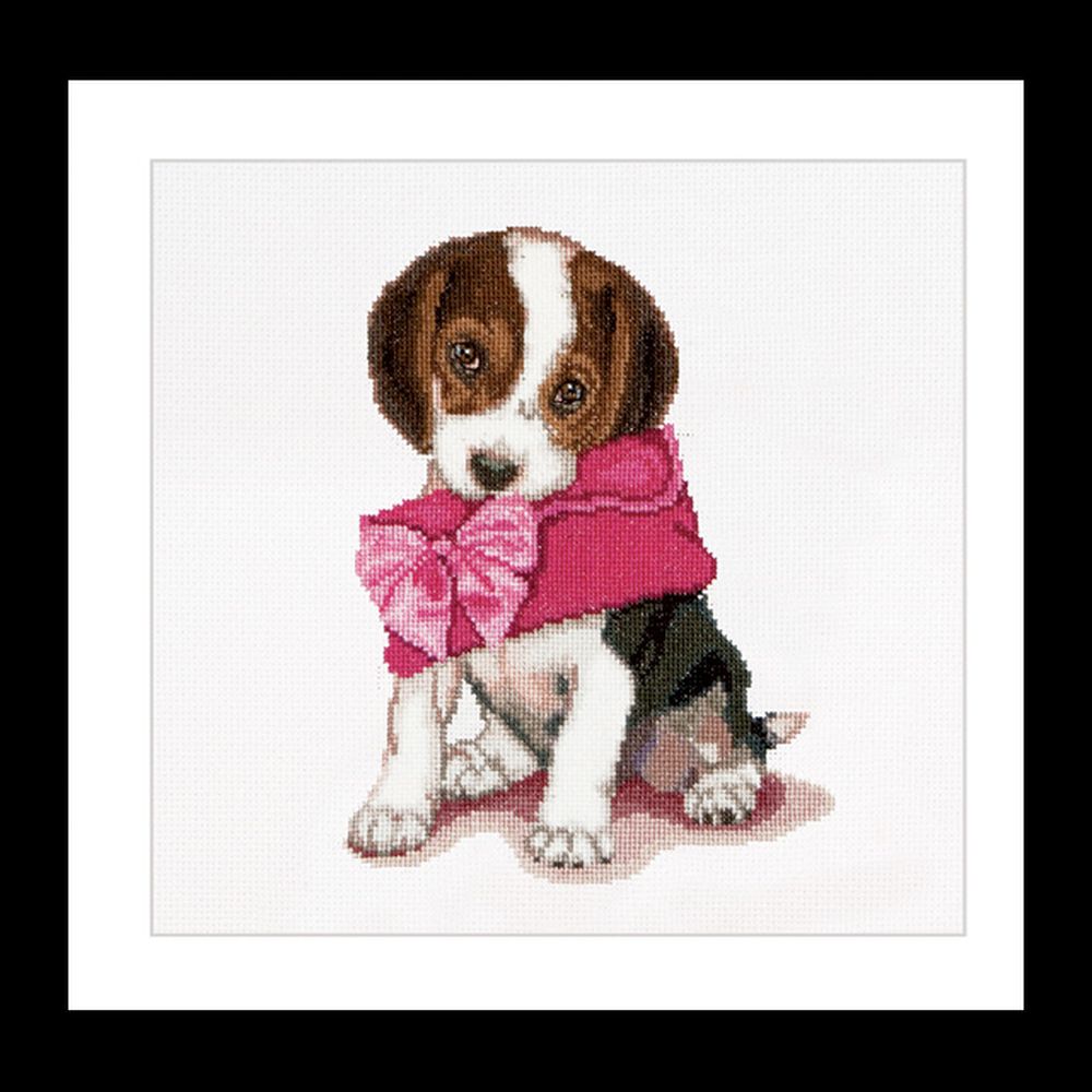 Thea Gouverneur 732  kit point croix  Puppy love  1