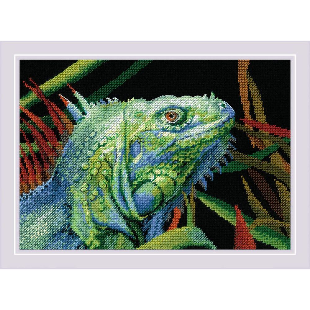 Riolis 2192  kit point croix  Express Iguane