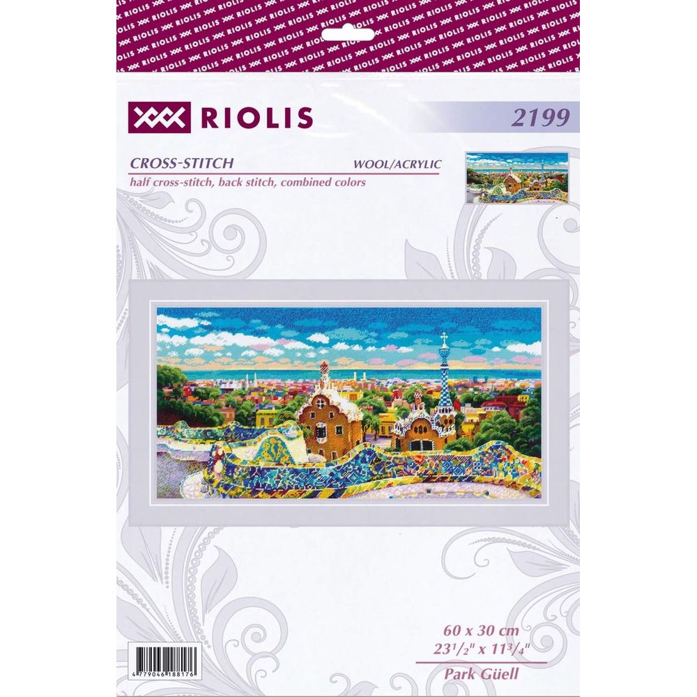 Riolis 2199  kit point croix  Parc Güell  1