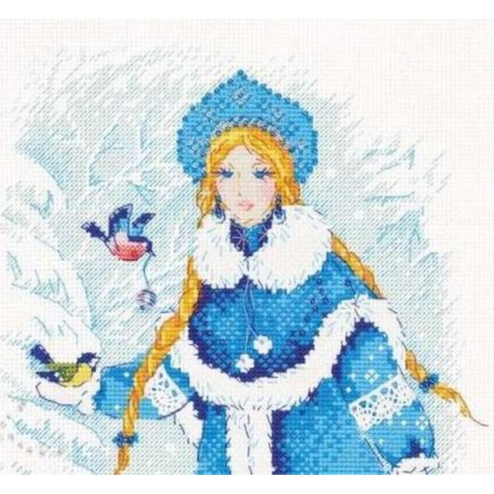 Riolis 1415  kit point de croix compté  La reine des neige  2