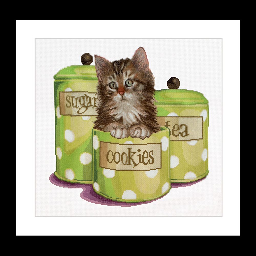 Thea Gouverneur 735  kit point de croix compté  Cookie time  2