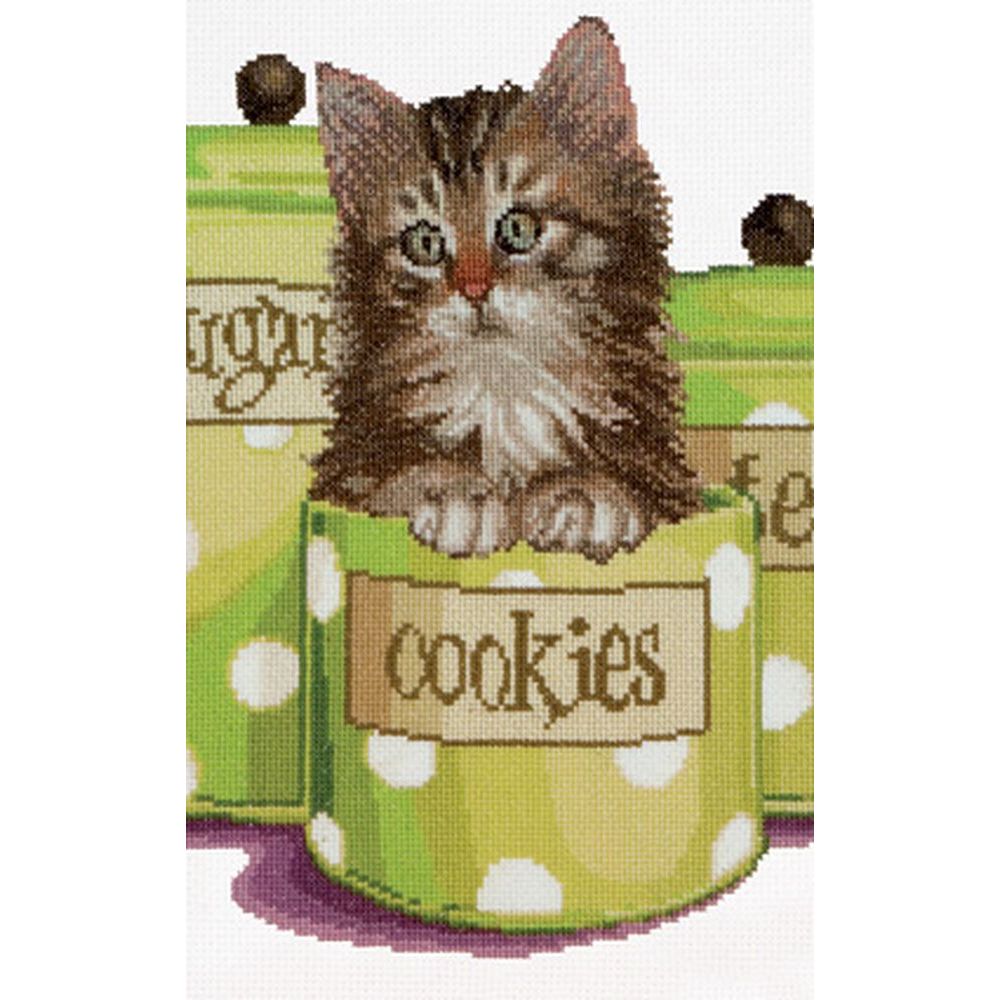 Thea Gouverneur 735  kit point de croix compté  Cookie time  1