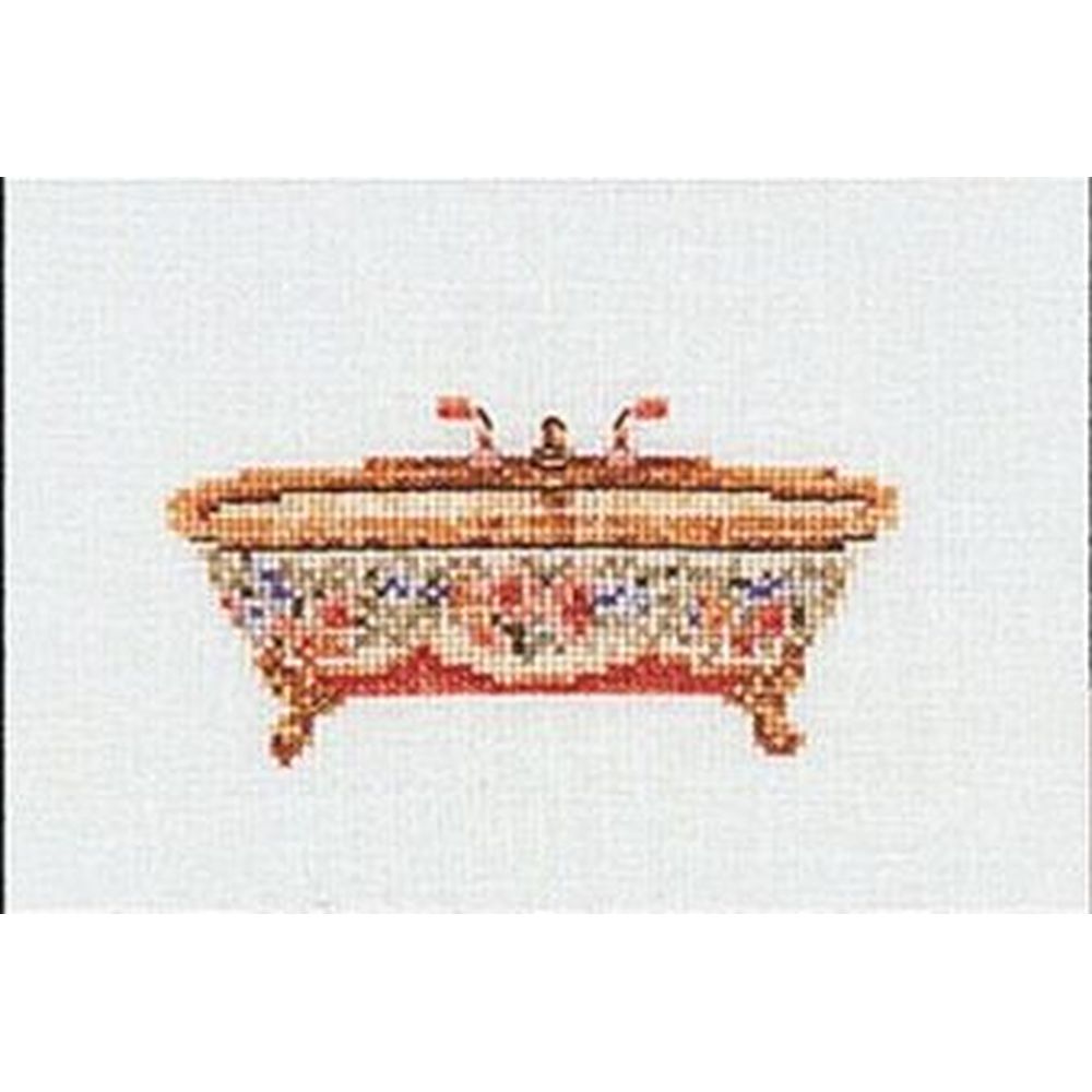 Thea Gouverneur 3024  kit point croix compté   Baignoires  1