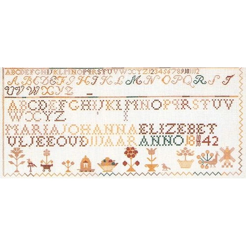 Thea Gouverneur 2066   Sampler 1842  kit point croix  2