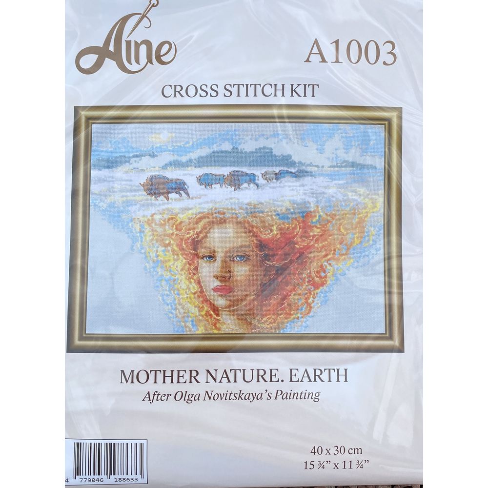 Aine  A1003  kit point croix  Dame nature  4