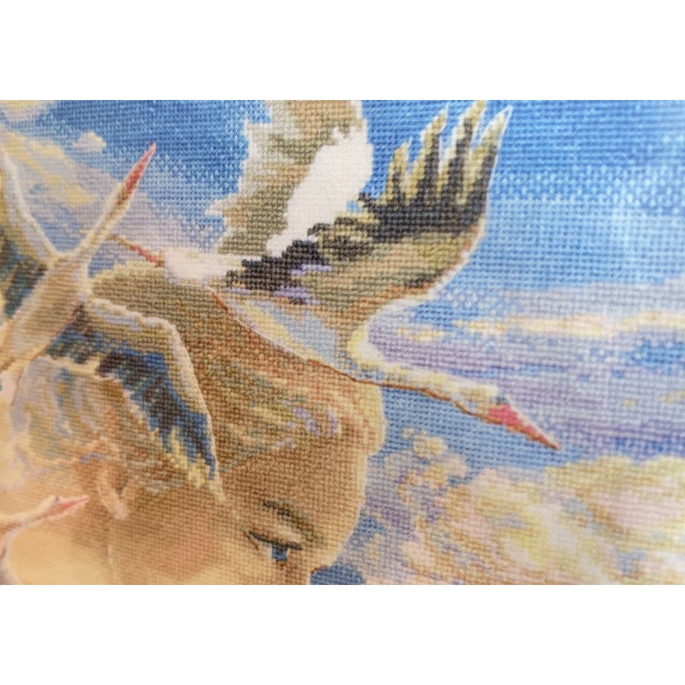 Aine  A1002  kit point croix compté Mére nature Sky  5