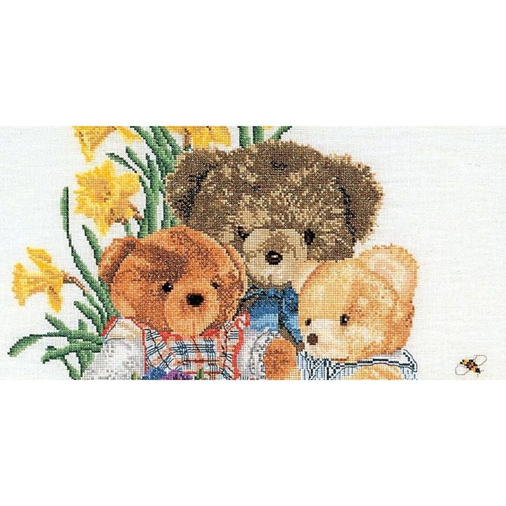 Thea Gouverneur 2048  kit point de croix compté  Nounours  2