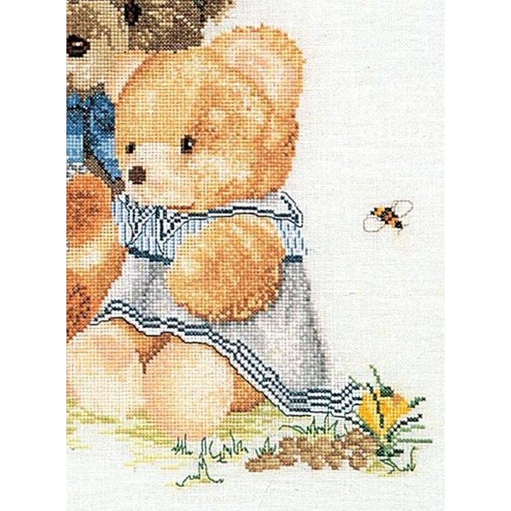 Thea Gouverneur 2048  kit point de croix compté  Nounours  1