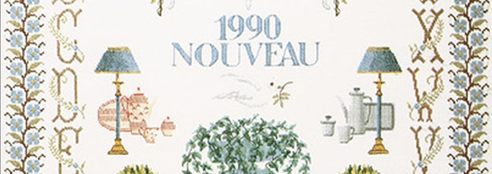 Thea Gouverneur 1090  kit point de croix compté  Sampler le jardin  1