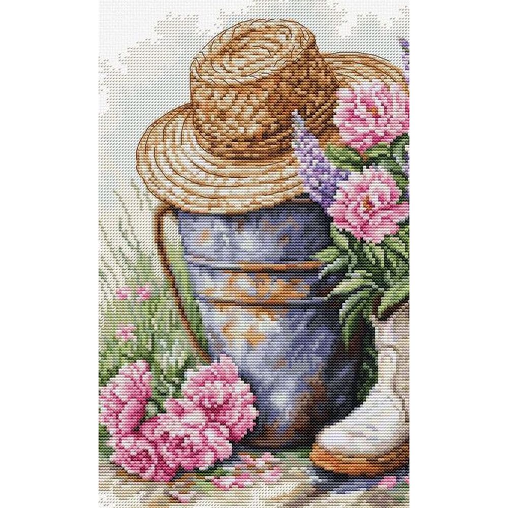 Luca-S B7036  kit point croix  décoration de jardin  2