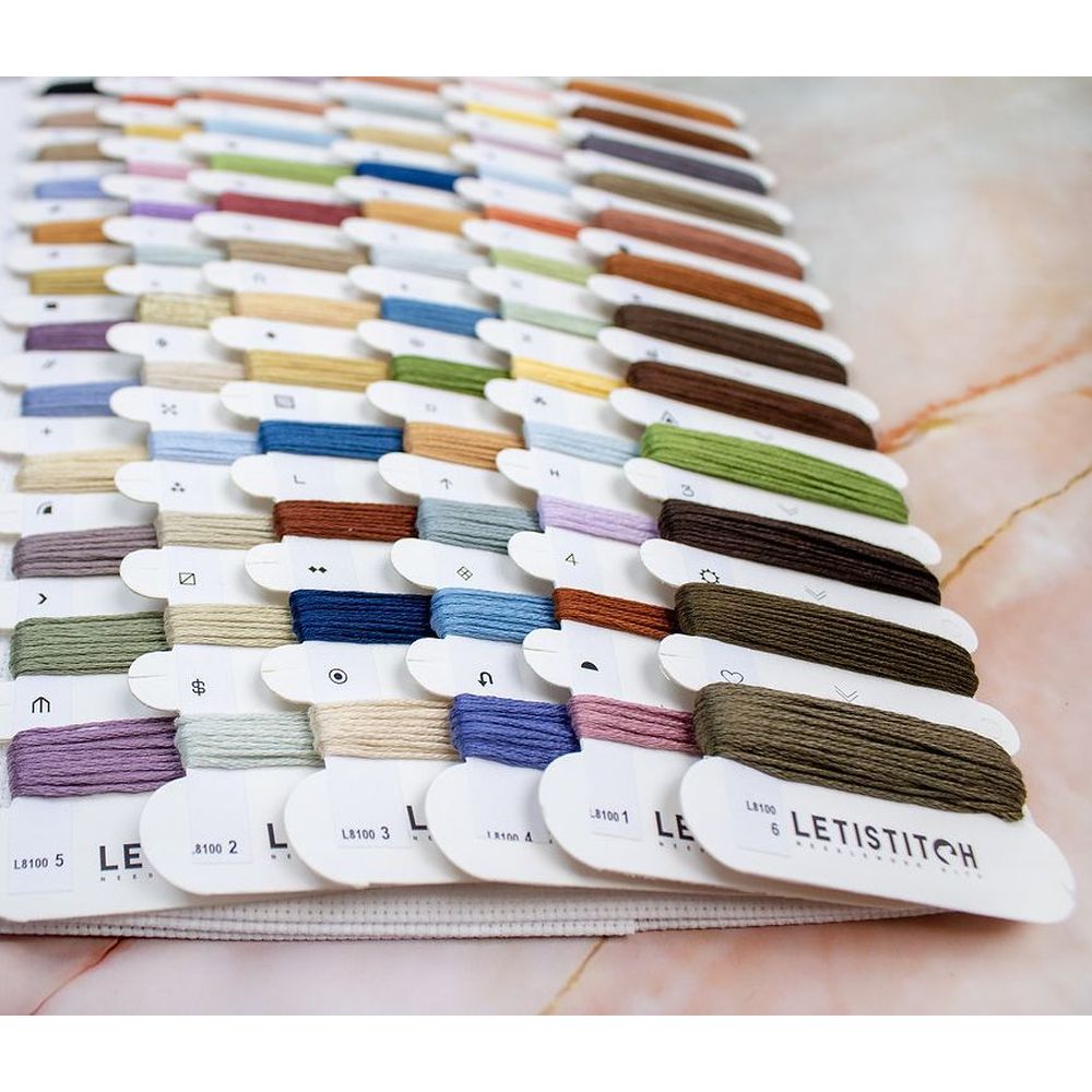 Letistitch 8100  kit point croix  Fée  4