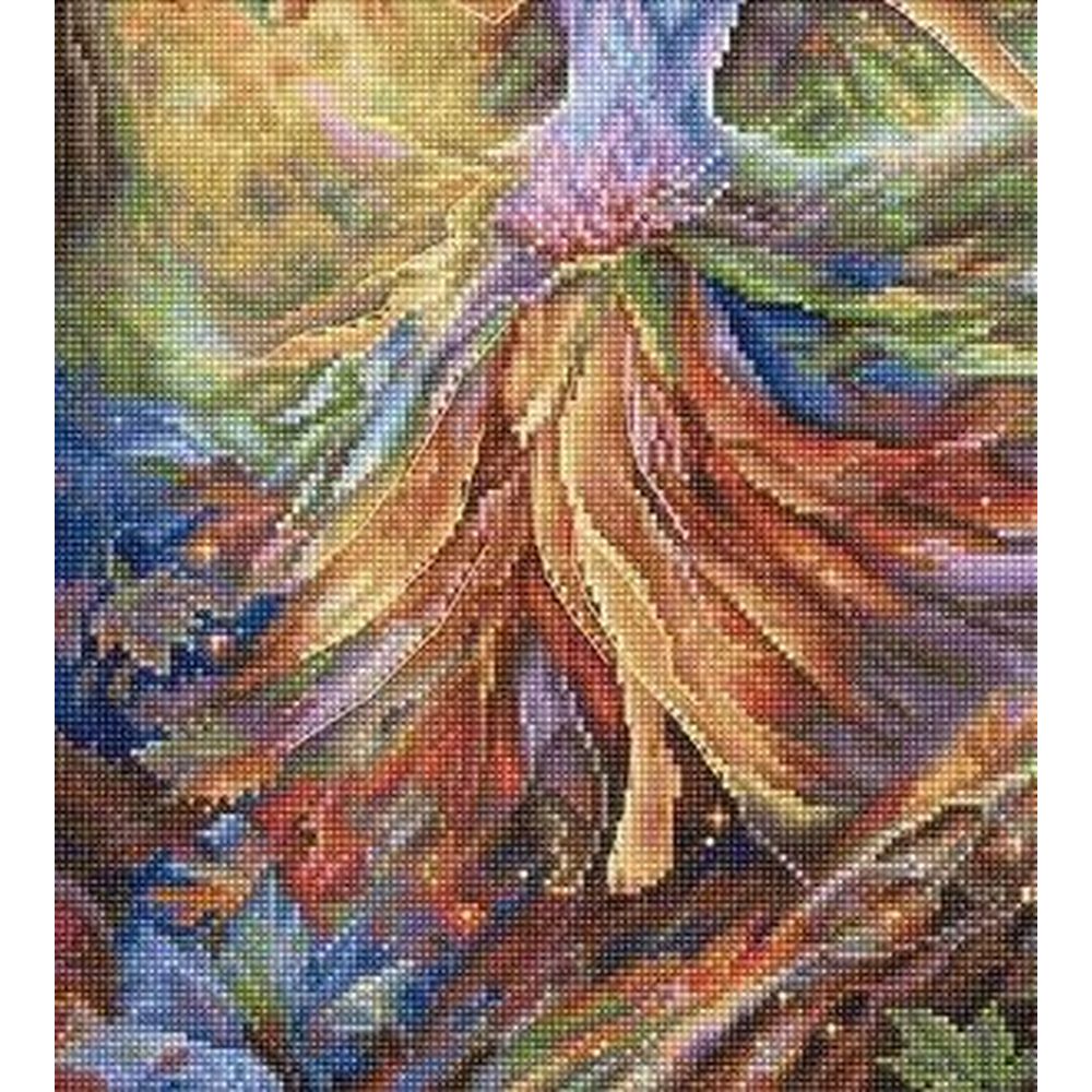 Letistitch 8100  kit point croix  Fée  5
