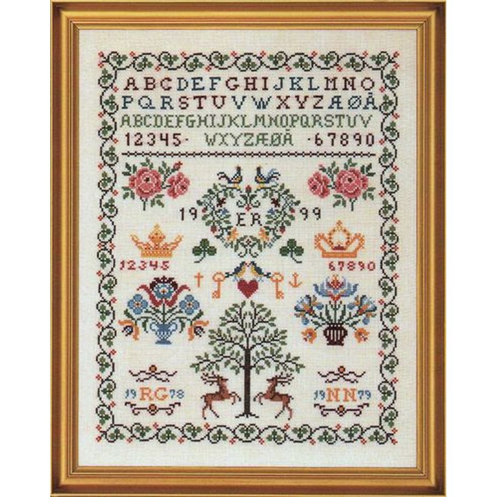 Eva Rosenstand 12-538  kit point croix compté  Sampler  2