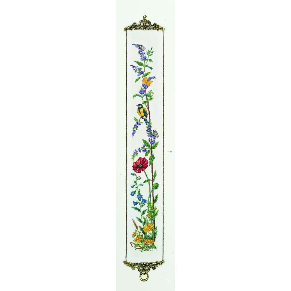 Eva Rosenstand 13-264  kit point croix compté  Décors fleurie