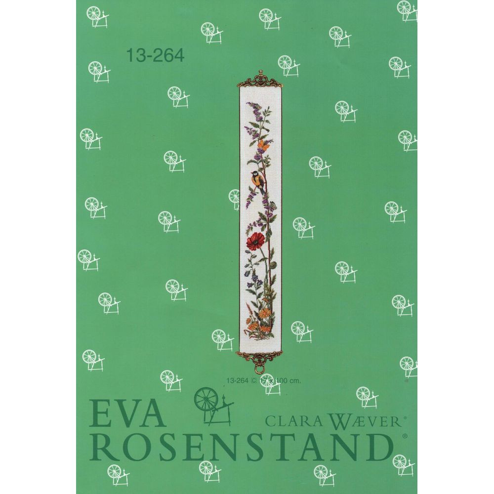 Eva Rosenstand 13-264  kit point croix  Décors fleurie  1