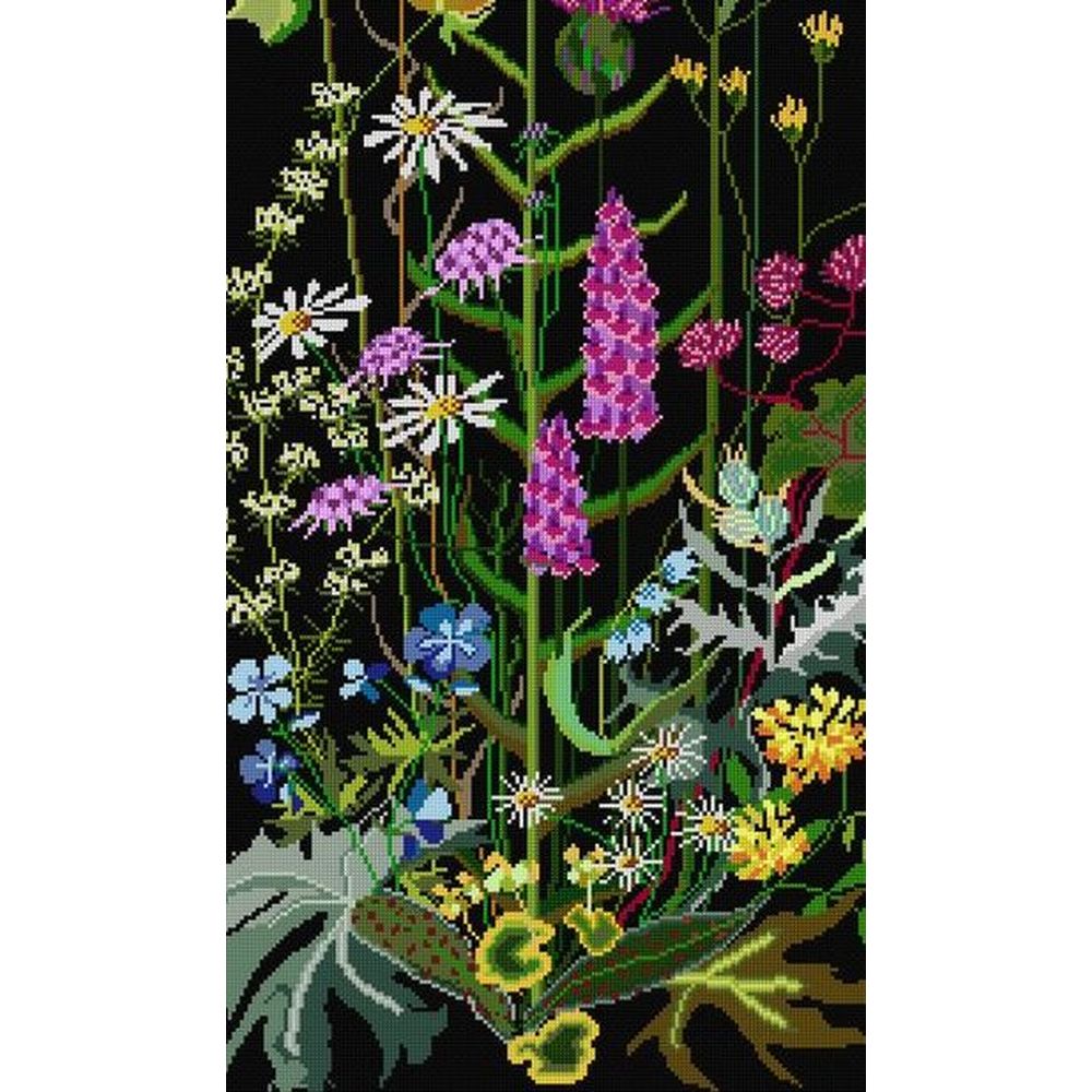 Thea Gouverneur 821-05  kit point de croix compté  Fleurs sauvage  5