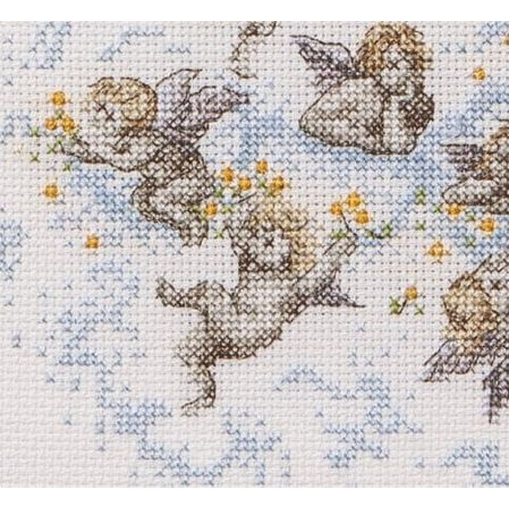 Thea Gouverneur 575  kit point croix compté  Petits Anges  4