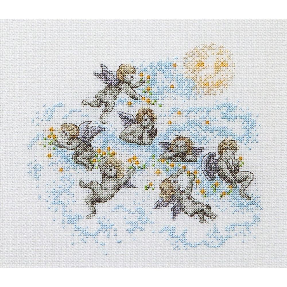 Thea Gouverneur 575  kit point croix compté  Petits Anges  3