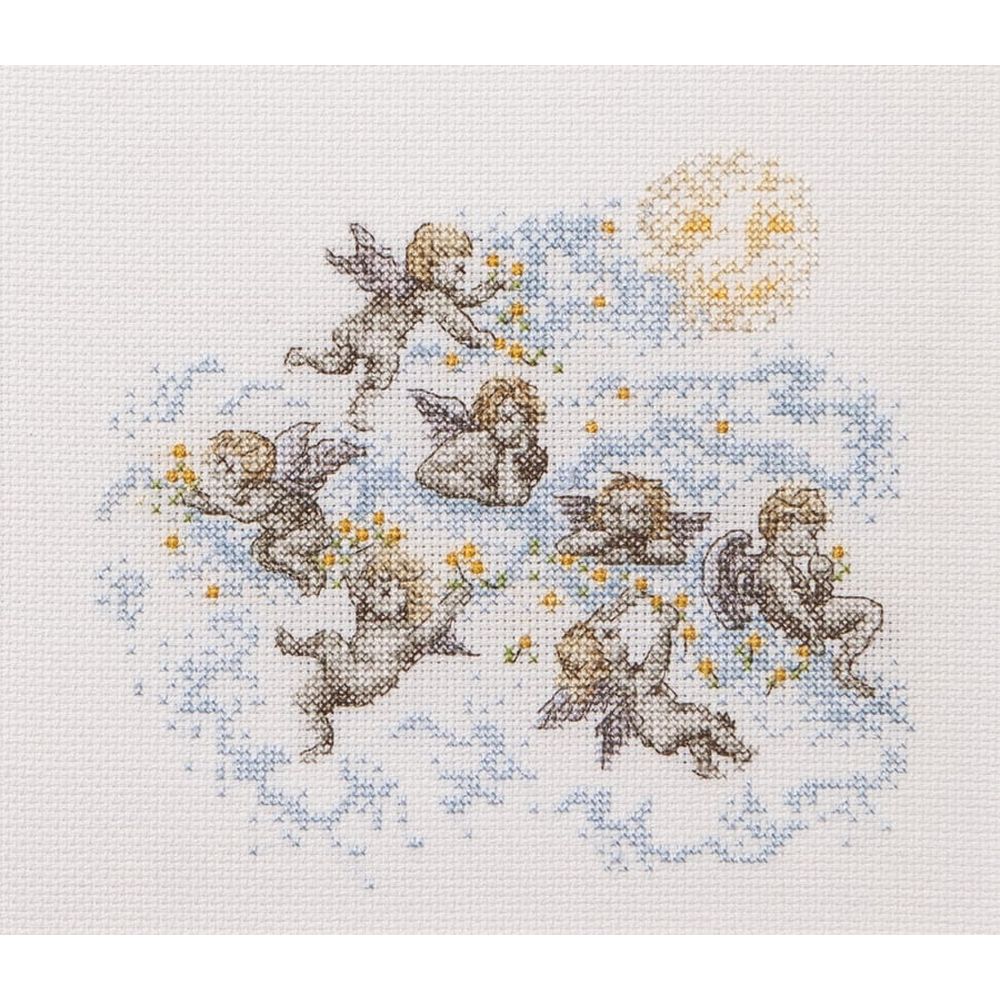 Thea Gouverneur 575  kit point croix compté  Petits Anges