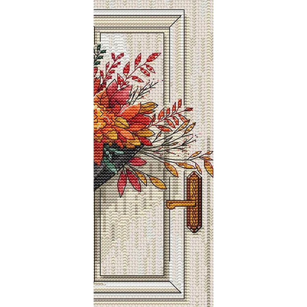 Ava P081  kit de point crox compté  Décoration dautomne   2