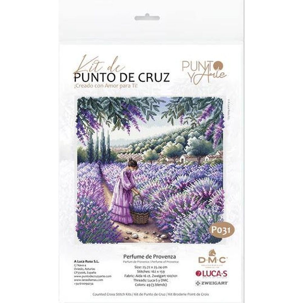 Ava P031  kit de point croix  Parfum de Provence  1