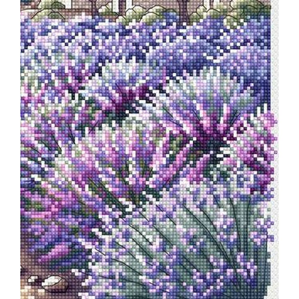 Ava P031  kit de point croix  Parfum de Provence  4
