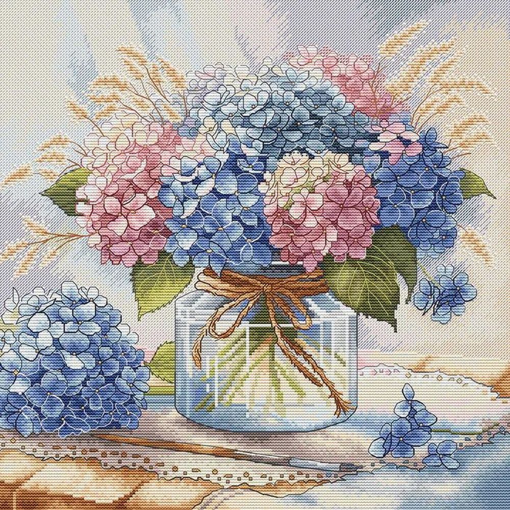 Tableau Point De Croix DMC - Parfum De Fruits - Broderie Décoration