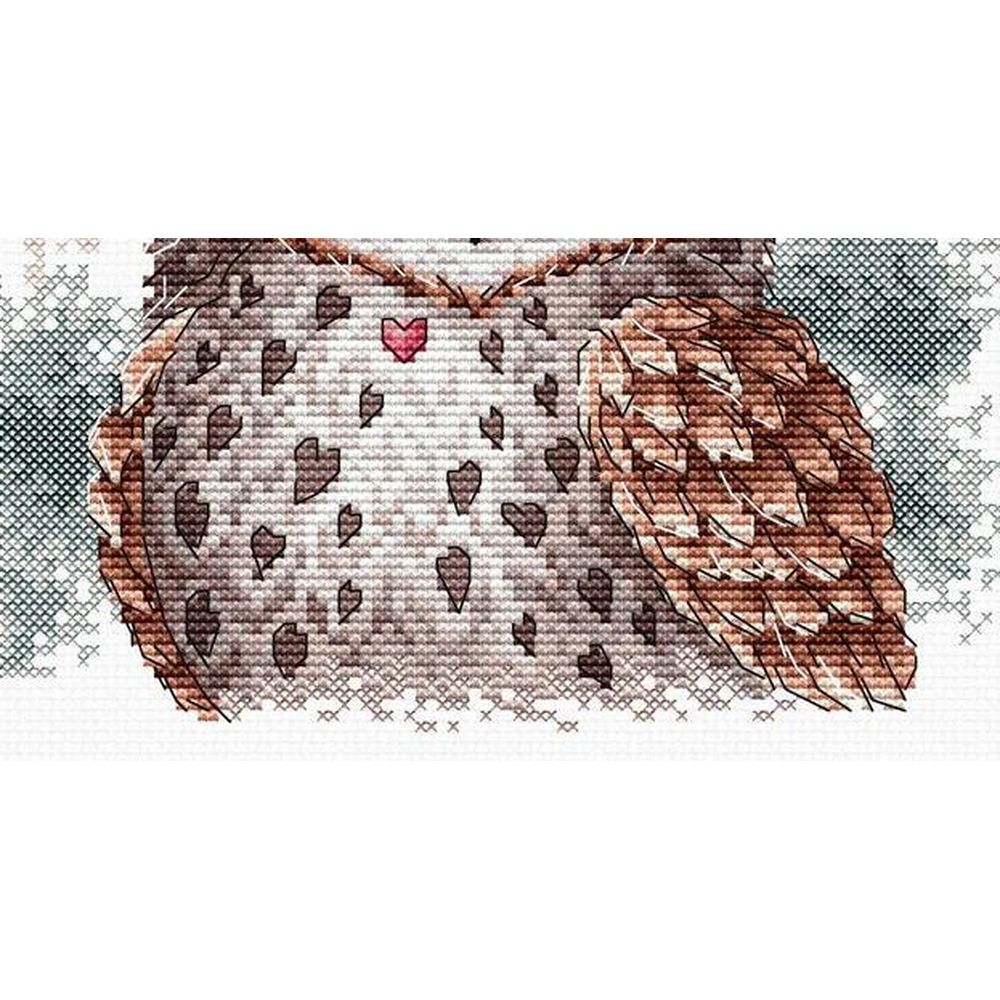 Ava P028  kit de point croix compté  Le hibou  4