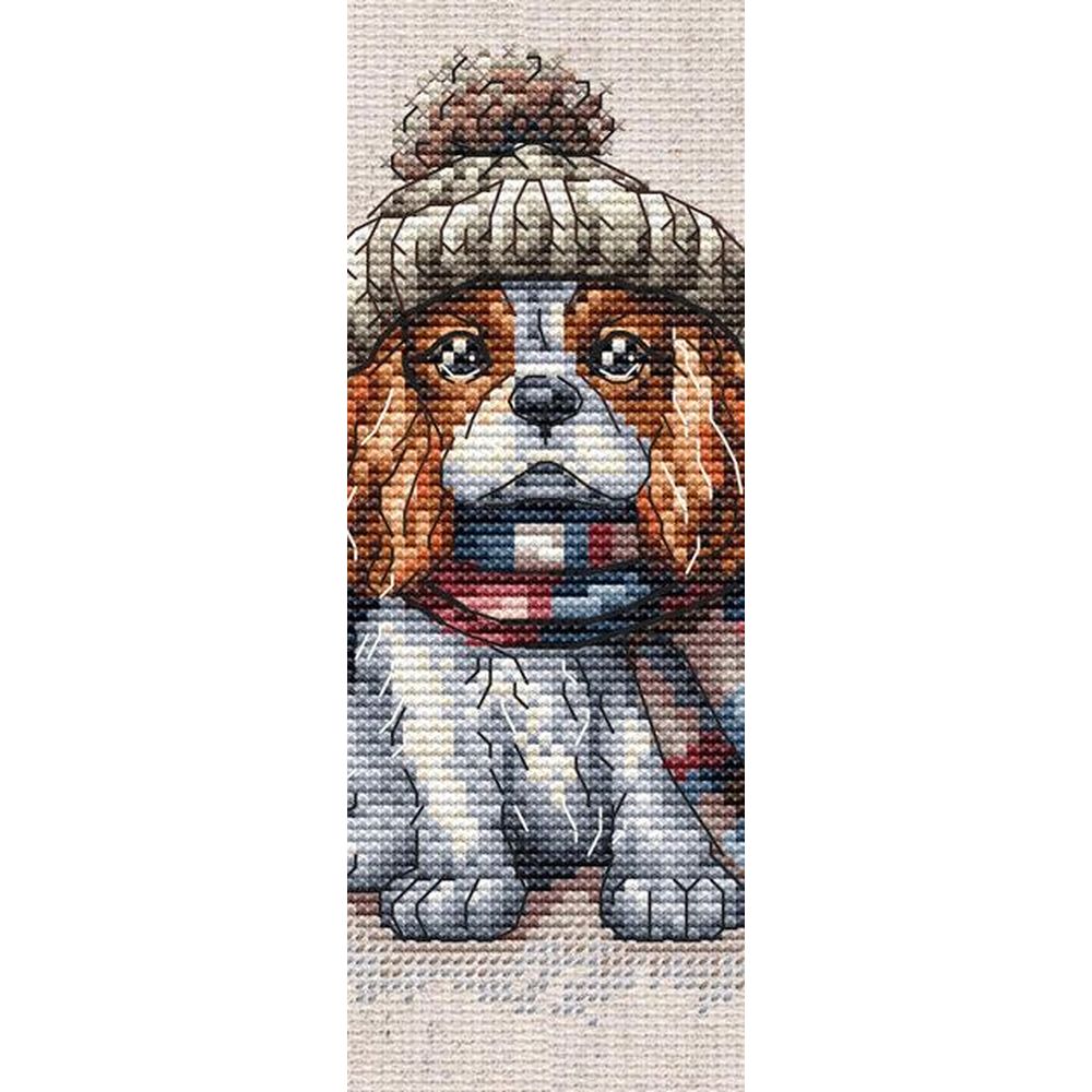 Ava P037  kit de point croix compté  Cavalier King charles  3