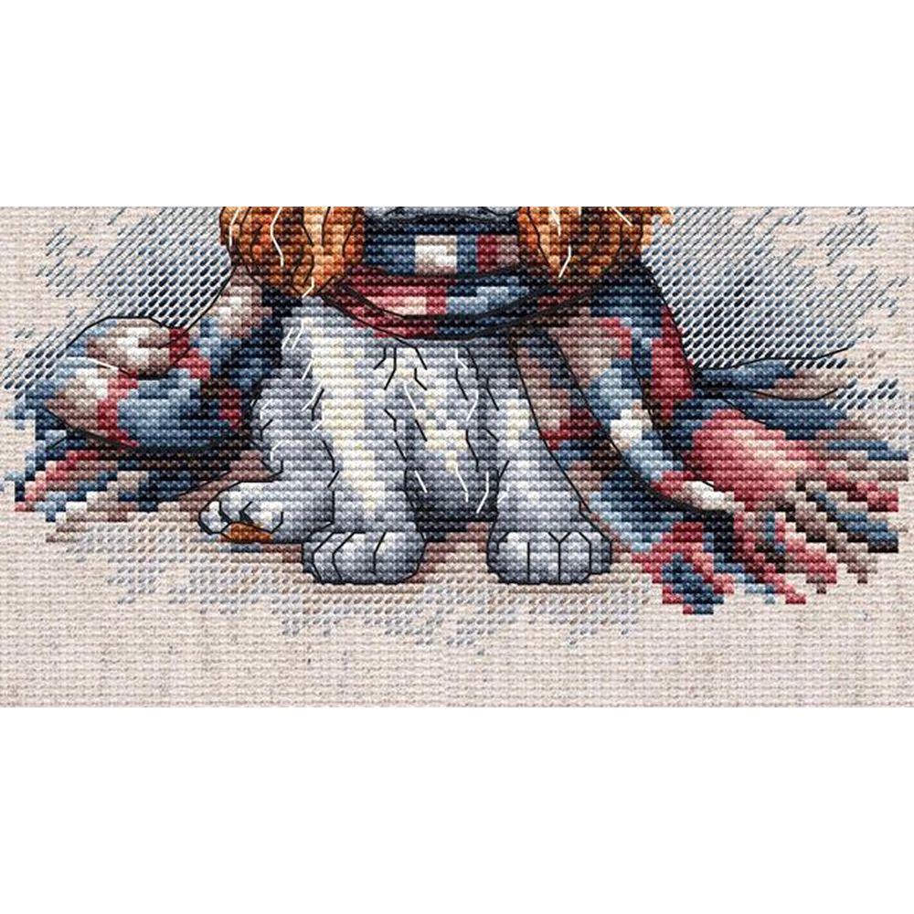 Ava P037  kit de point croix compté  Cavalier King charles  4