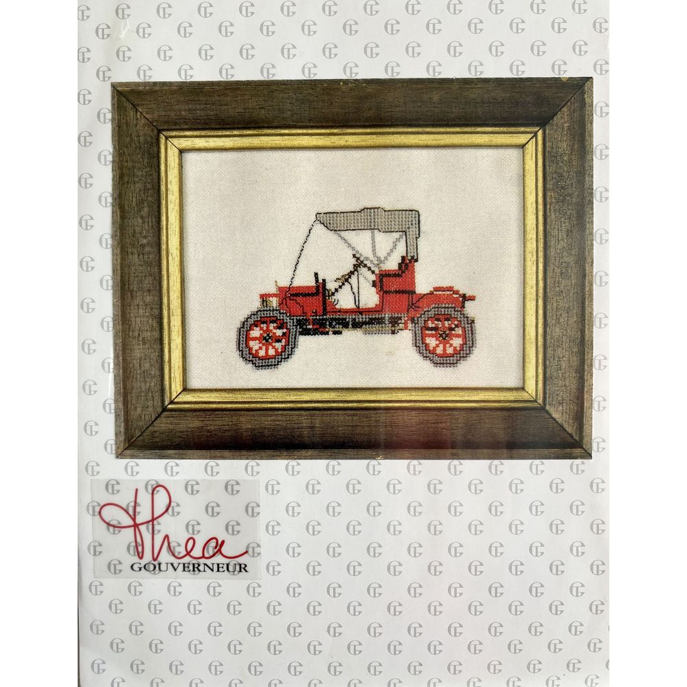 Thea Gouverneur 1056 lin  kit point de croix  Opel de 1909  1