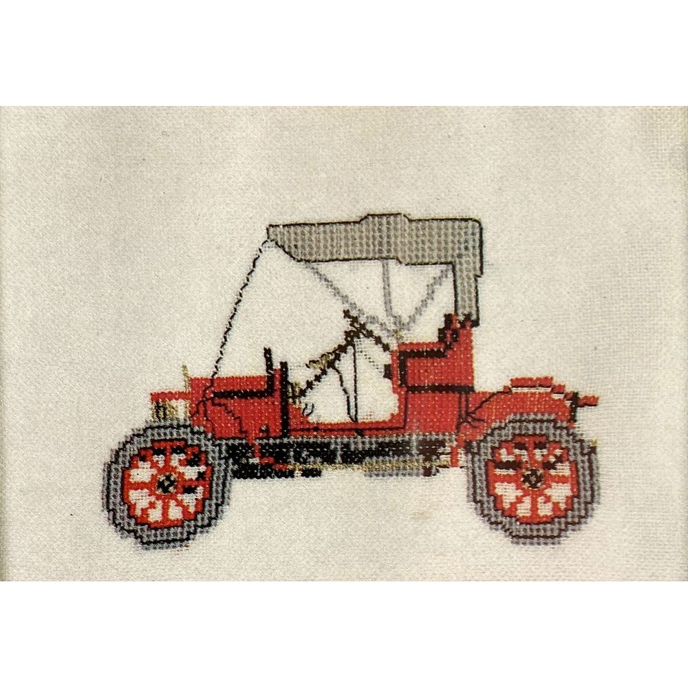 Thea Gouverneur 1056 lin  kit point de croix  Opel de 1909